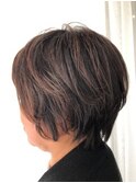 無造作パーマ/小顔/ショートボブ/30代40代50代/ショート/デジパ
