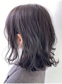 【担当SEKI】前下がりボブ×ラベンダーアッシュ