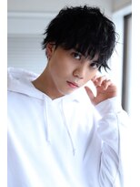 ソイクフ 高田馬場店(SOY-KUFU)&nbsp;MEN'S HAIRマッシュパーマのアッシュブラック