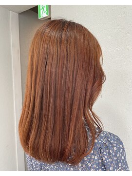 アジールヘア 所沢プロペ通り店(agir hair) オレンジカラー