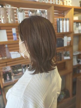 キュウヘアー(KYUU HAIR) くびれスタイル×アッシュベージュ