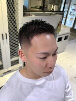 フランクスバーバーザスタンド(Frank’s barber the stand)&nbsp;スキンフェードアップバングベリーショートF