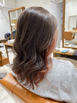 ネイロ 錦糸町(NeiRo) チェリーブラウンフェミニンロングモードヘアダークアッシュ