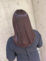 リビンバイアフロート(Livin by afloat)&nbsp;王道　ストレート　セミディ　ラベンダーピンク　おおたかの森