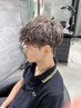 men'scut＋ナチュラルパーマ8500円