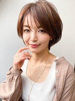 ソア 渋谷(soar)&nbsp;30代40代50代小顔ハンサムショート/チョコレートアッシュ