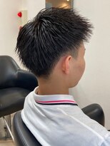 ヘアーサロン フォーメン イデア(hair salon for Men idea) メンズショート　束感ショート　ツーブロック　黒髪