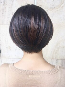 ランプ(Lamp) くびレイヤーグレーベージュニュアンスカラー白髪染め白髪ぼかし