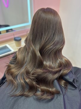 ウィクシーミミ 栄矢場町店(wixy mimi) ブリーチなし　艶グレージュ