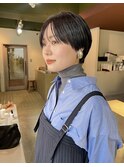 マッシュショート　ブルーブラック　10代/20代/30代/40代/