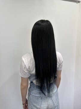 フロレゾンヘアデザインエクステ(floraison hair design exte) プルエクステ×黒髪