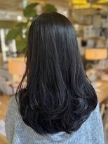 ヘアラウンジ ビーチ 青山 外苑前(hair lounge BEACH) 暗くても透けるアイスグレージュロングレイヤー