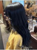 地毛風ブラックカラー