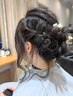 【結婚式お呼ばれ】Partyヘアセット￥3500　不明な点はお問い合わせ下さい