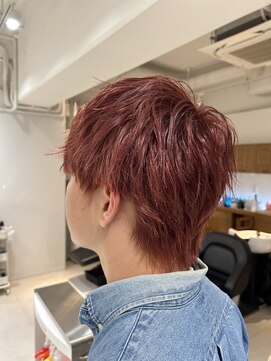 ネイロ 北千住(NeiRo) 北千住/メンズブリーチ/ハイライト/センターパート/マッシュ