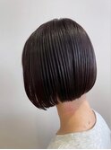 洗練されたシルエットつるんとボブ