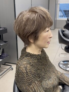 ハルキ ミナト ジャパン オオサカ(HARUKI MINATO japan OSAKA) 40代50代60代白髪マッシュショートボブ大人美人くびれ髪質改善