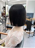 小顔タッセルボブ×似合わせカット[ボブ/縮毛矯正/丸型卵型】