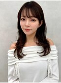 レイヤー/ネビージュ/韓国ヘア/イメチェン/縮毛矯正/中野/