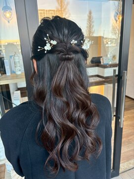 アミリー ひたち野うしく店(Amily) ハイライトバレイヤージュダブルカラーケアブリーチ20代30代