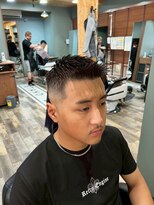 スタンドバーバー 柏(STAND BARBER)&nbsp;サーフカール/スパイキーショート/ブルーブラック/柏