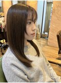 【艶×まとまり】ナチュラル美髪ストレート