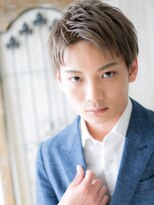 トニーアンドガイメン ホテル京阪仙台店(TONI&GUY MEN)&nbsp;10代20代かき上げハイトーンカラー短髪フェザーショートk仙台