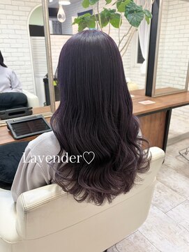 シュガー ヘアアンドネイル 仙台(SUGAR) 透明感たっぷりブリーチカラーラベンダー