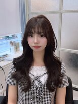 マーシュ 梅田(marshu)&nbsp;モカブラウン×レイヤーカット