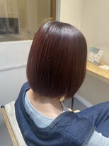 アミィヘアー(Ami Hair)&nbsp;艶髪ピンクブラウン×丸みボブ