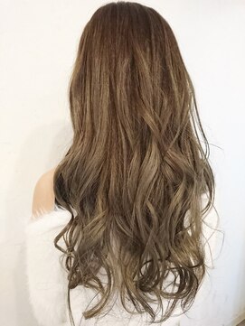 セシルヘアー JR尼崎店(Cecil hair) ヌーディーアッシュ×バレイヤージュ