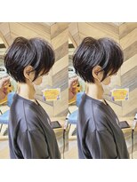 ネオリーブ モカ 川崎チネチッタ店(Neolive mocca)&nbsp;20代30代40代小顔ショートボブアッシュブラウン耳掛け　川崎