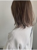 柔らかボブミディ肌トーン上がるミルクベージュ
