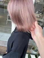 ヘアー アトリエ アンジー(Hair Atelier Angee)&nbsp;ペールピンクベージュカラー