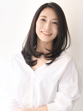 エアー 銀座(air) ★岡田有加★30代40代/キレイな大人のナチュラルレイヤー