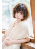 髪質改善　根元パーマ　低温デジタルパーマ　オリーブカラー