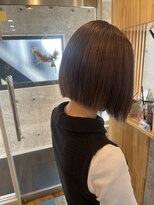 エルド(eld) 外国人風カラー　バイオレット×ボブ