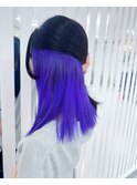 大人気インナーカラーviolet