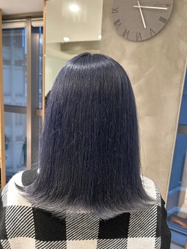 ガリカ シーム(Gallica/SEAM) 【桑原雪音】おしゃれラベンダーシルバー/艶髪外ハネミディアム