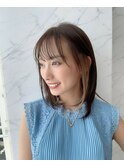 寒色系インナーカラー【センター南髪質改善オージュアサロン】