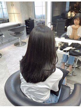 ロンドアヴァントゥス 池袋(Lond aventus) 韓国レイヤー/韓国風/ボブ/髪質改善/黒髪/ブリーチなし〔池袋〕