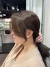 ☆顔まわり縮毛矯正☆ ￥8900～　※シャンプーブロー込み
