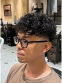 【LUDLOW BLUNT】マッシュパーマ くるくるしっかり癖毛風パーマ