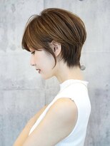 アイスバーグ(eyesburg)&nbsp;ハイライトカラー30代40代50代丸みショートくびれショートボブ