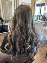 ヘアーサロン アモル(HAIR SALON Amor) ハイライトレイヤーカットエクステイルミナカラー縮毛矯正