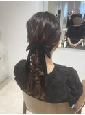 編みおろし/お呼ばれヘア/ヘアセット