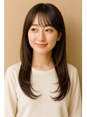 さらつやレイヤーストレート