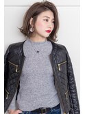 細めハイライト#韓国風巻きフィッシュボーン#刈り上げショート