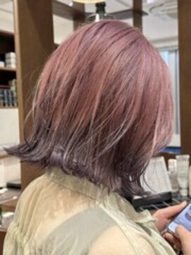 ラック 表参道(LUCK) 裾カラー/グラデーション/ケアブリーチ/ピンク/ラベンダー/20代