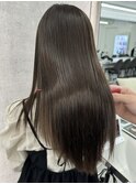 柔らか雰囲気オリーブベージュ/エヌドットカラーでさらさらに